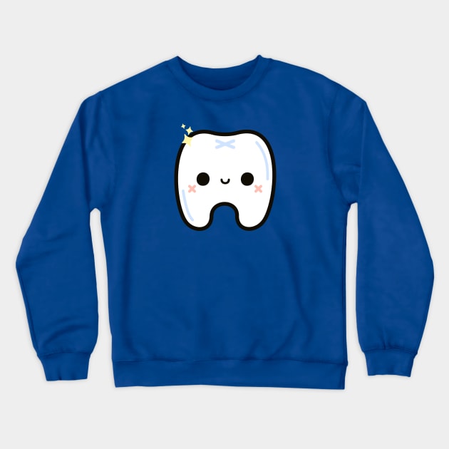 Cute tooth Crewneck Sweatshirt by peppermintpopuk